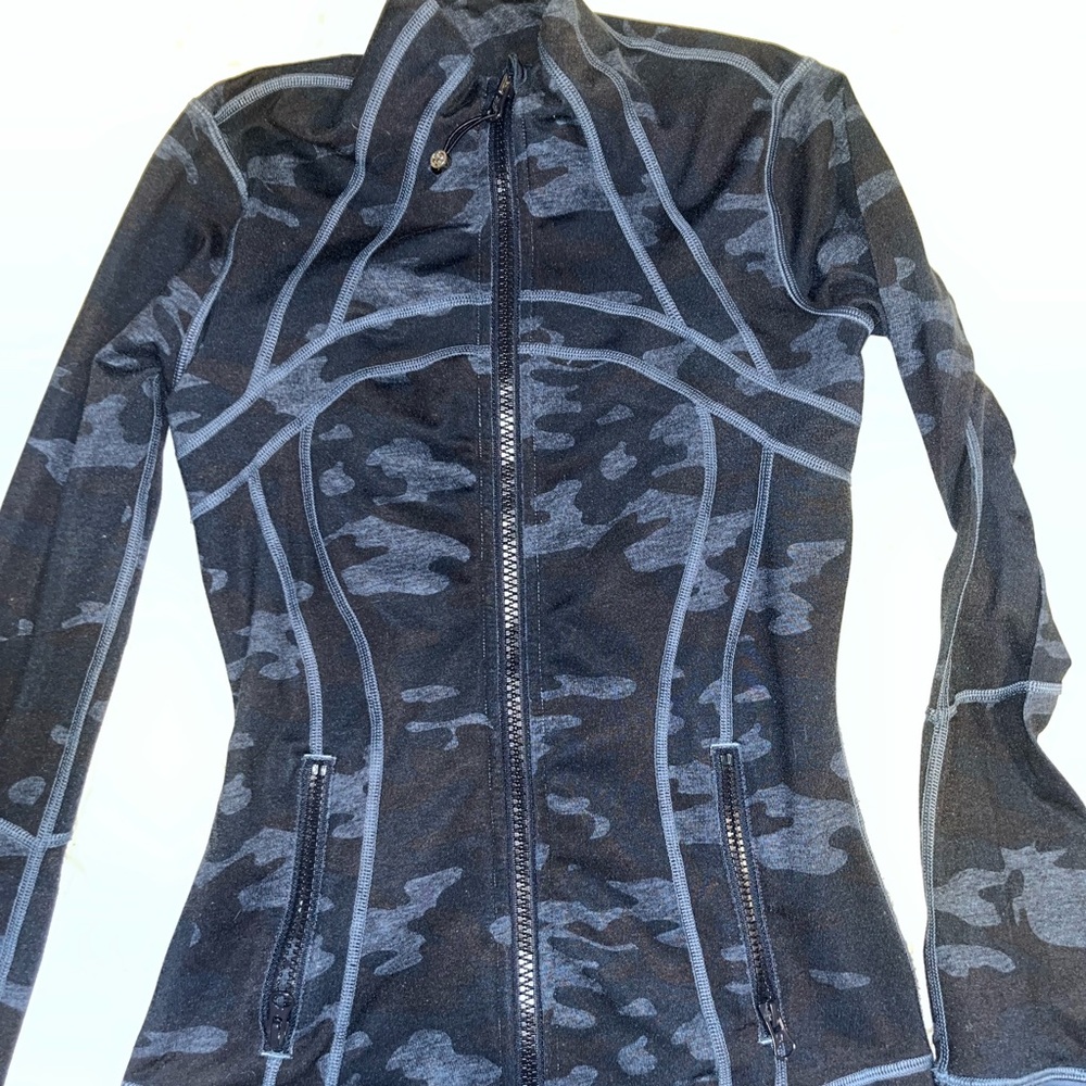 Women's Black Camouflage Jacket